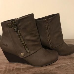 Blowfish Wedge Heel Ankle Boot